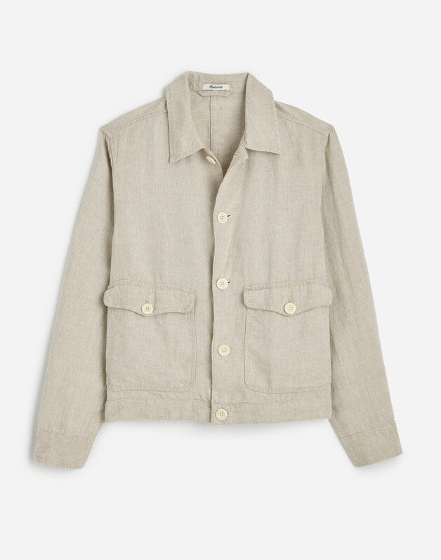 Linen Shirt-Jacket OAT