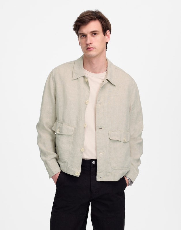 Linen Shirt-Jacket OAT