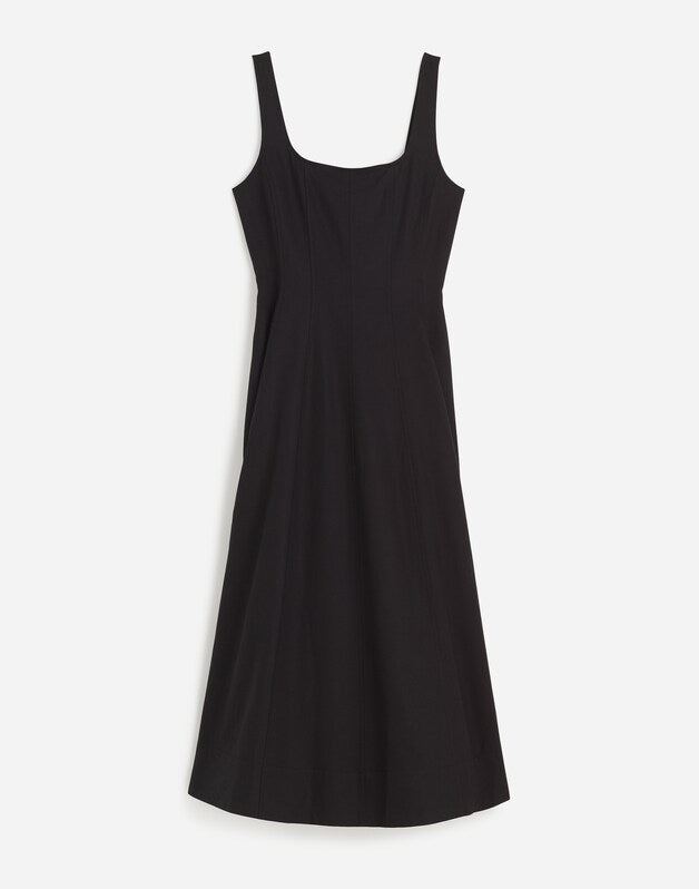 The Rylee Midi Dress JET BLACK