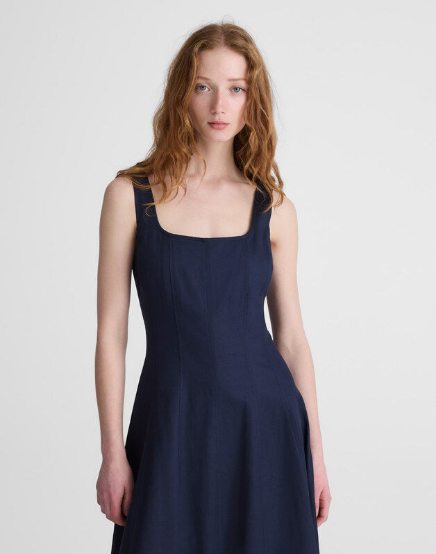 The Rylee Midi Dress CLASSIC NAVY