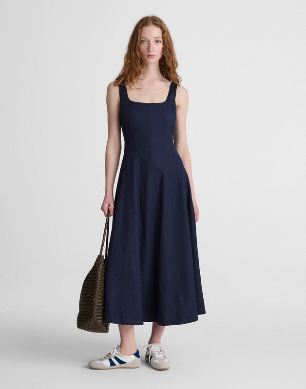 The Rylee Midi Dress CLASSIC NAVY