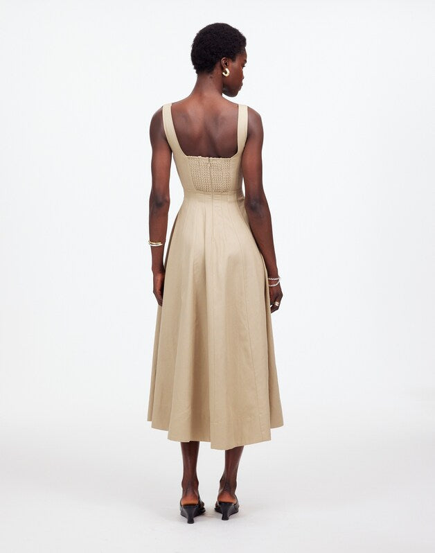 The Rylee Midi Dress HERITAGE KHAKI