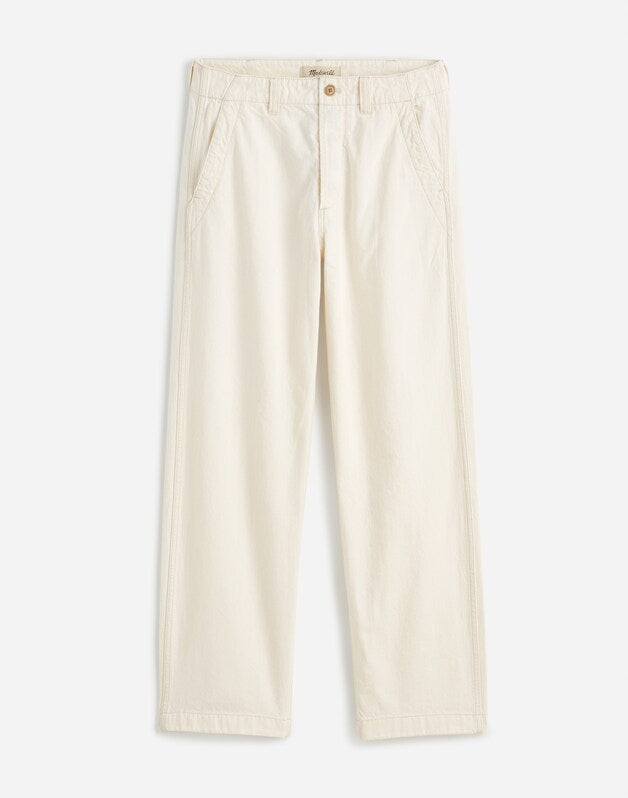 Patch Pocket Jeans in Summer Denim ECRU WASH