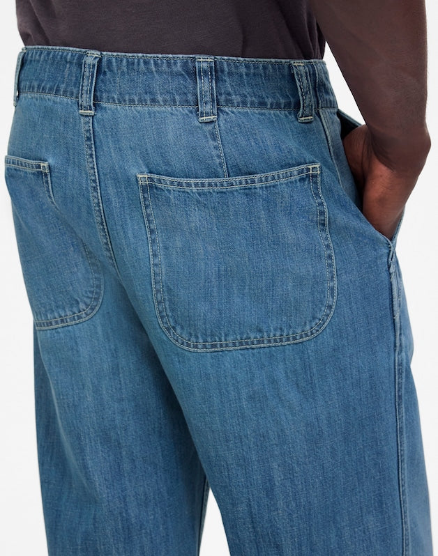 Patch Pocket Jeans in Summer Denim PALADINO WASH