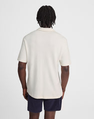 Quarter-Zip Pique Polo Shirt LIGHTHOUSE