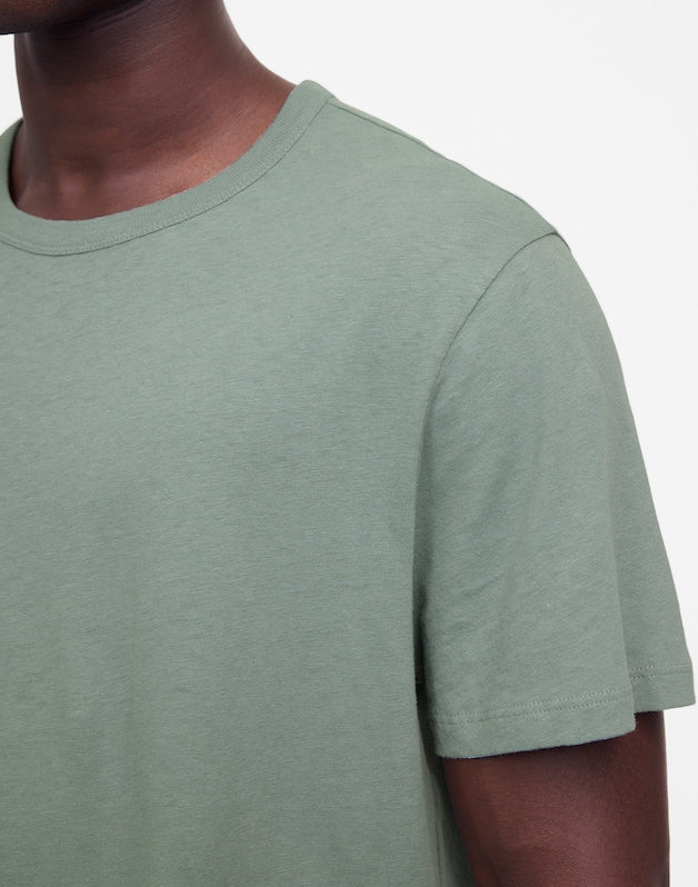 Allday Tee in Cotton-Linen Blend FADED RIVER