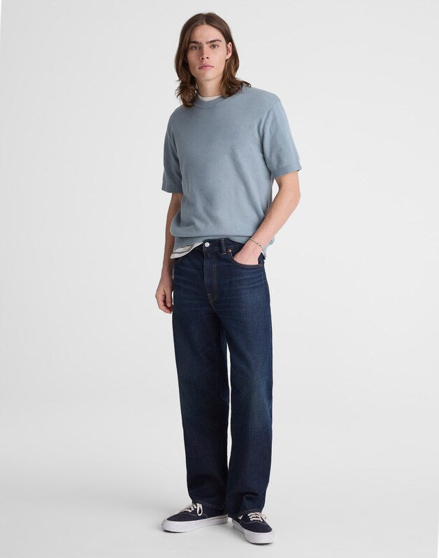 Crewneck Sweater Tee in Everyday Cotton OVERCAST