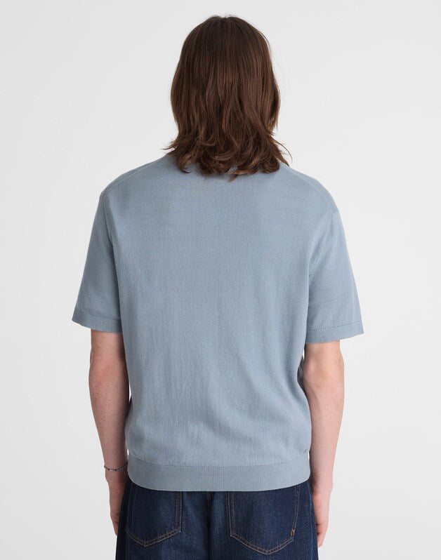 Crewneck Sweater Tee in Everyday Cotton OVERCAST