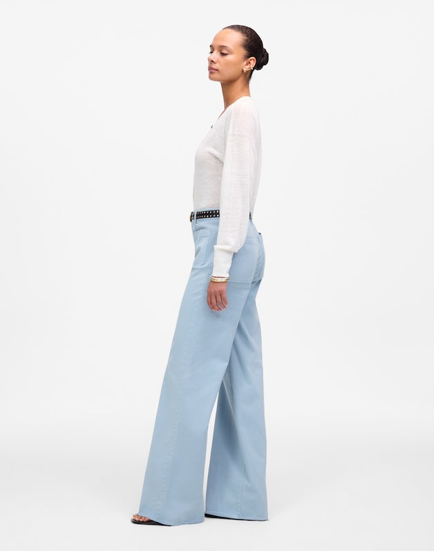 The Emmett Wide-Leg Pant BLUE HORIZON