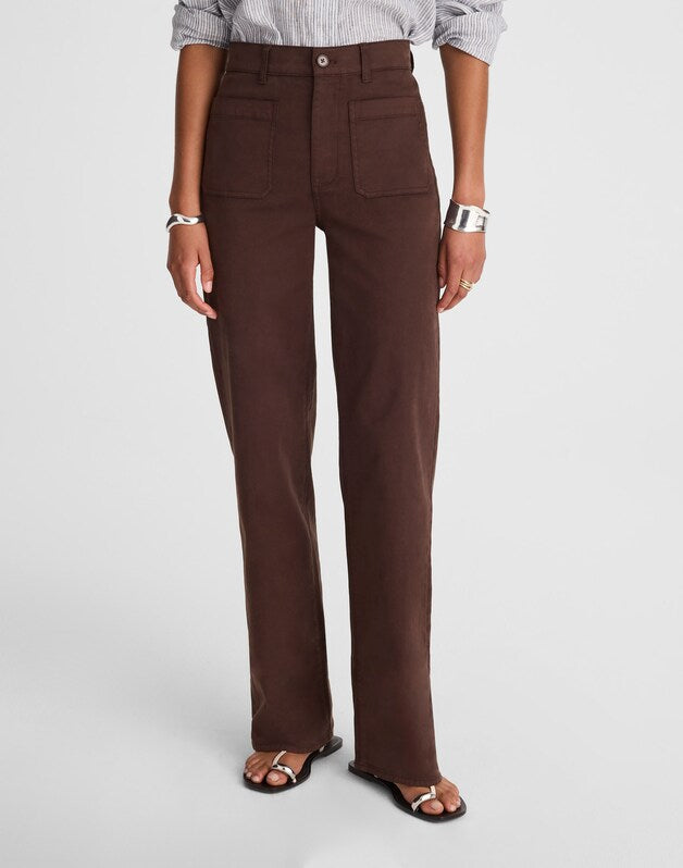 The Emmett Wide-Leg Pant DARK CAROB