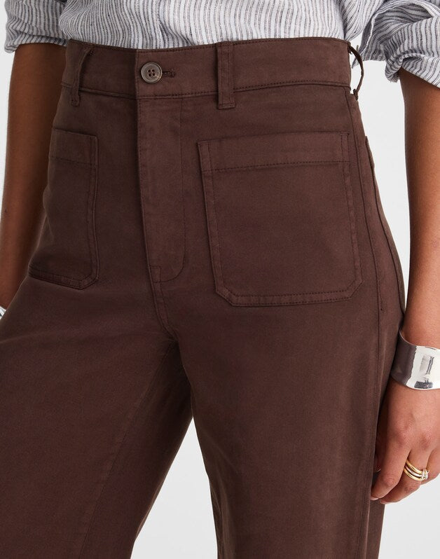 The Emmett Wide-Leg Pant DARK CAROB