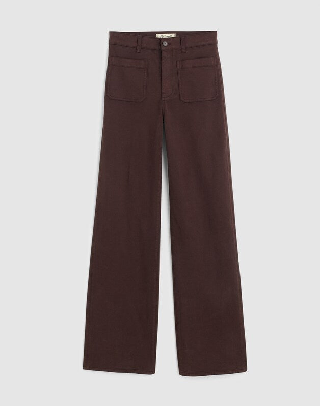 The Emmett Wide-Leg Pant DARK CAROB