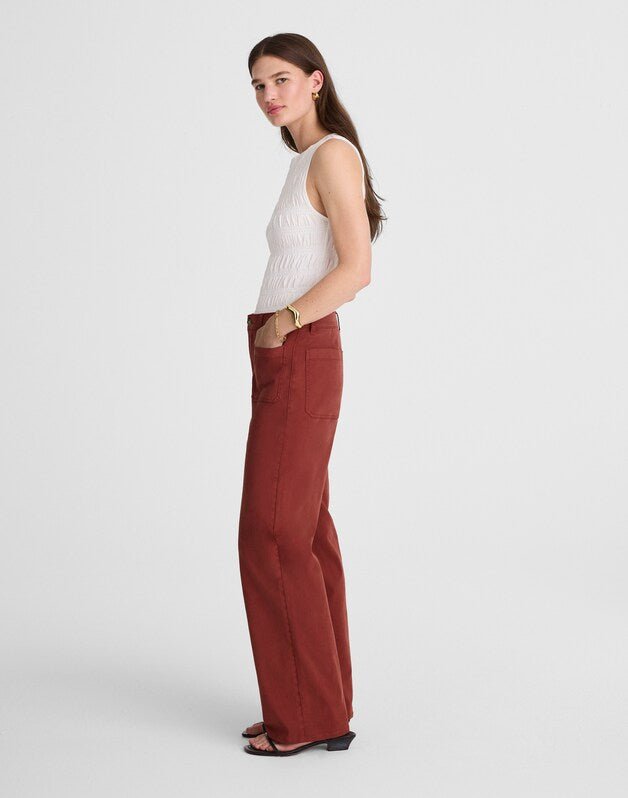 The Emmett Wide-Leg Pant ANTIQUE ROSE
