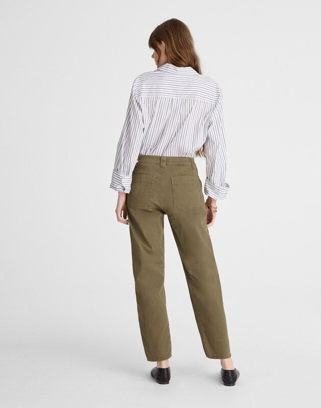 The Darted Barrel-Leg Utility Pant SAFARI KHAKI