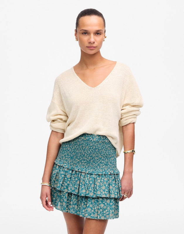 Tiered Mini Skirt ELOISE DITSY FLORAL