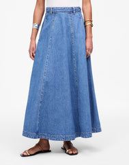 Midi Skirt in Robertson Wash: Airy Denim Edition ROBERTSON WASH