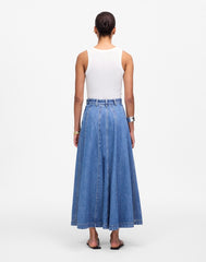 Midi Skirt in Robertson Wash: Airy Denim Edition ROBERTSON WASH