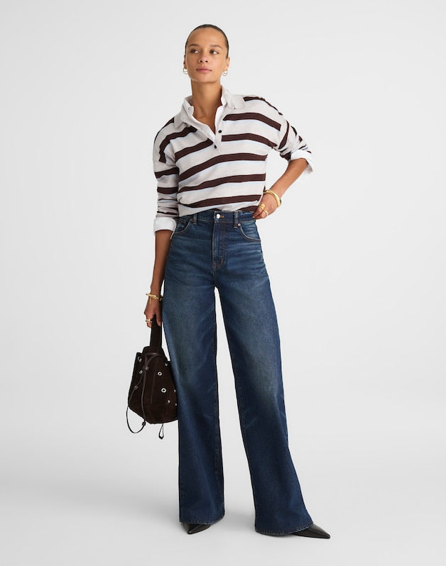 The Superwide-Leg Jean KIPTON WASH