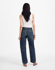 The Darted Barrel-Leg Jean in Danver Wash DANVER WASH