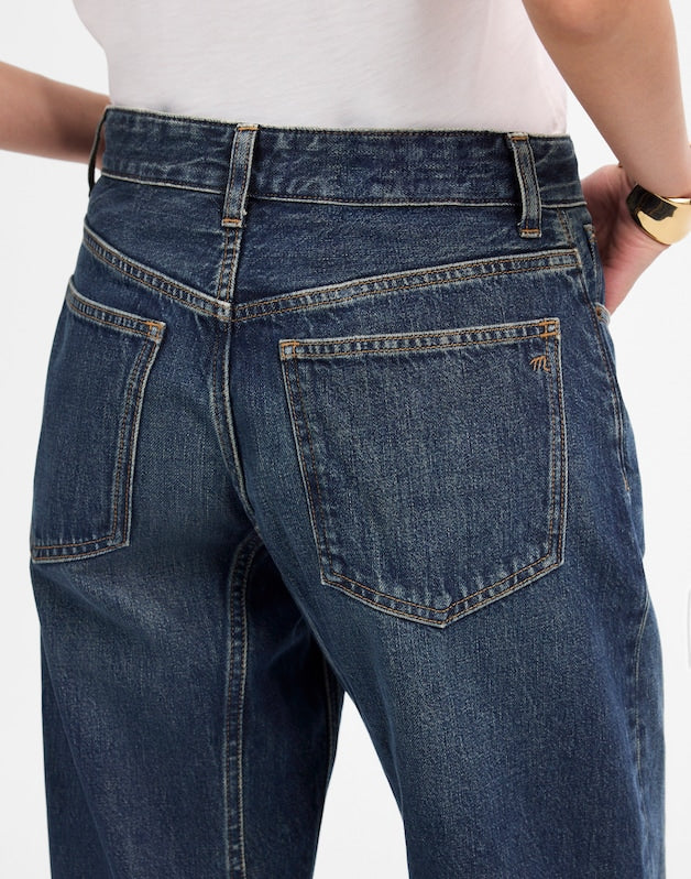 The Tall Darted Barrel-Leg Jean in Danver Wash DANVER WASH