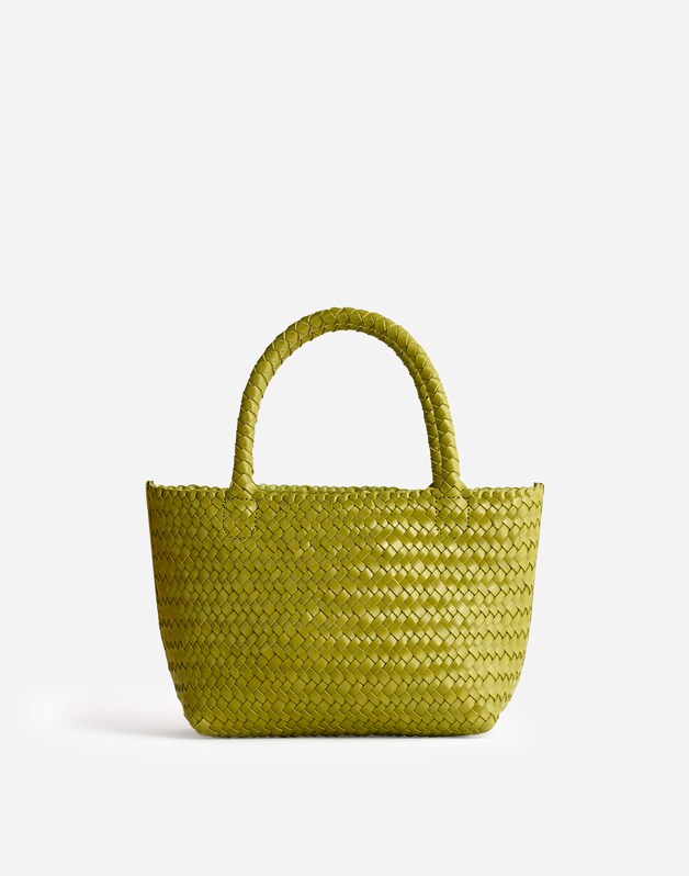 The Handwoven Mini Tote RIPENED KIWI