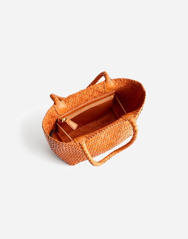 The Handwoven Mini Tote APRICOT