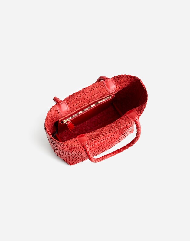The Handwoven Mini Tote FESTIVAL RED