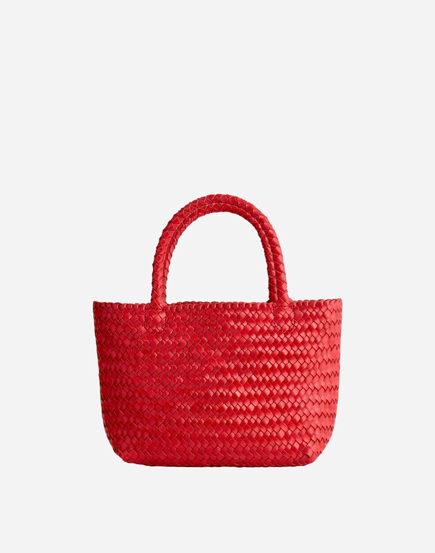 The Handwoven Mini Tote FESTIVAL RED