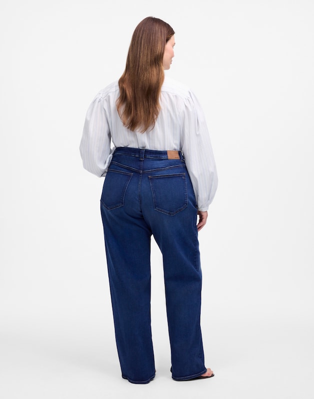 The Plus Perfect Vintage Wide-Leg Jean in Pipestone Wash PIPESTONE WASH