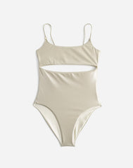 Jade Swim Eclipse One-Piece Swimsuit SEA SALT