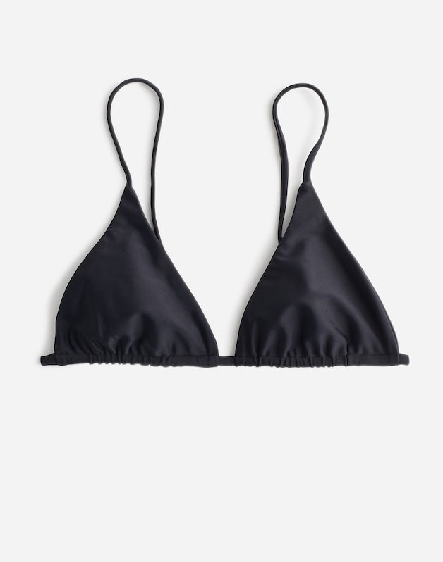 Jade Swim Via Bikini Top BLACK