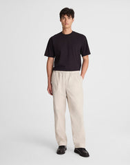 Pleated Poplin Pull-On Pant FORM GREY