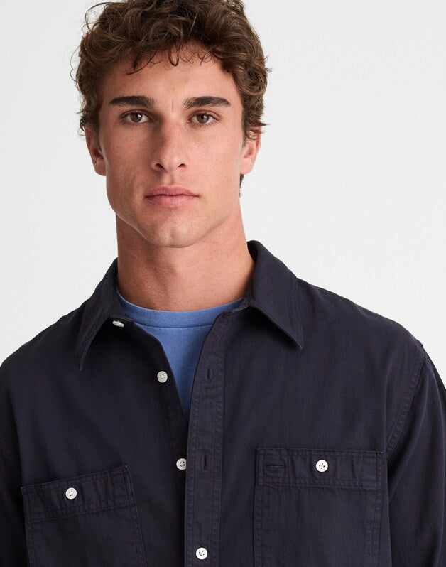 Work Shirt in Cotton DEEP INDIGO
