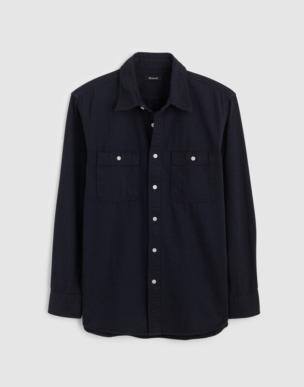 Work Shirt in Cotton DEEP INDIGO