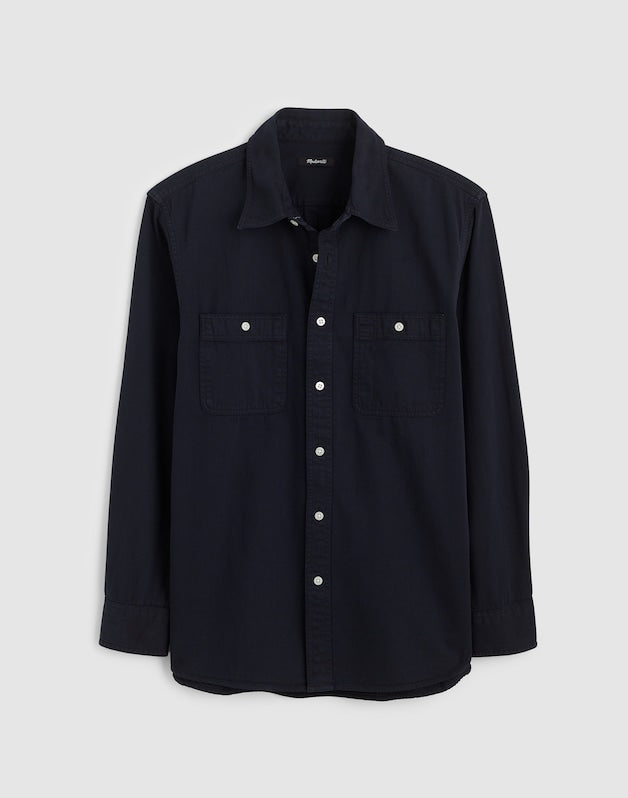 Work Shirt in Cotton DEEP INDIGO