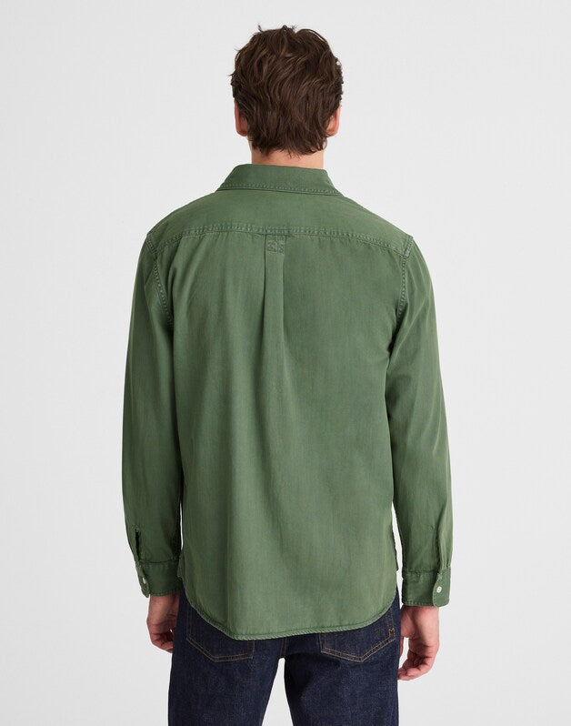Work Shirt in Cotton BOTANICAL GREEN