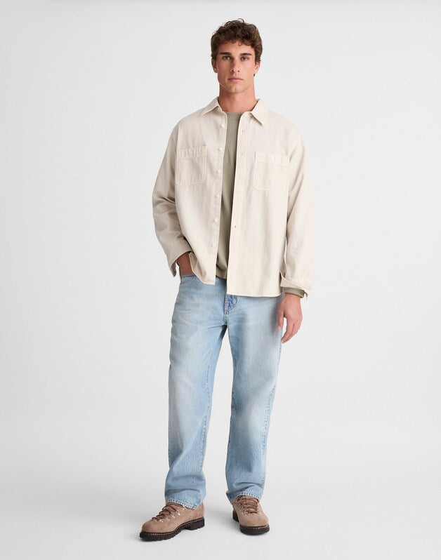 Work Shirt in Cotton FORM GREY