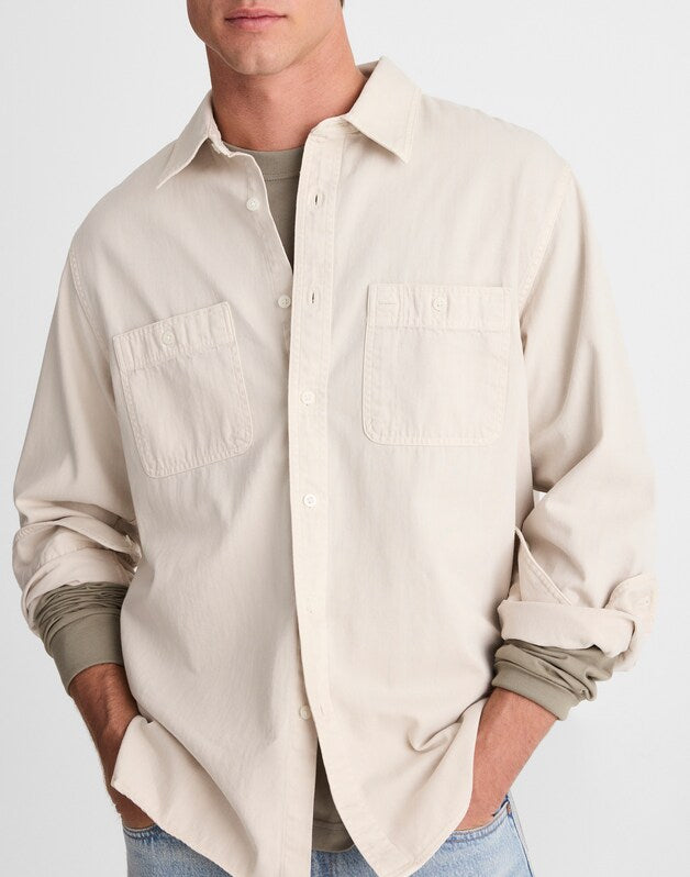 Work Shirt in Cotton FORM GREY