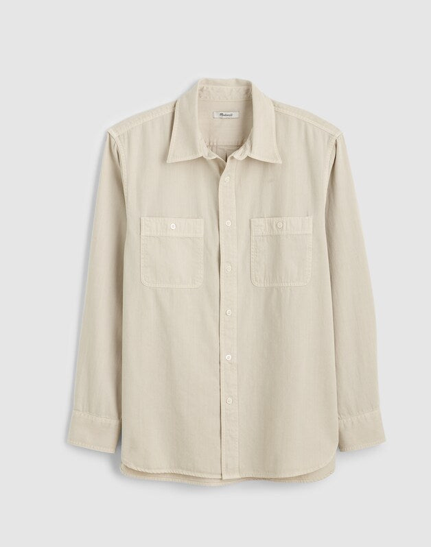 Work Shirt in Cotton FORM GREY
