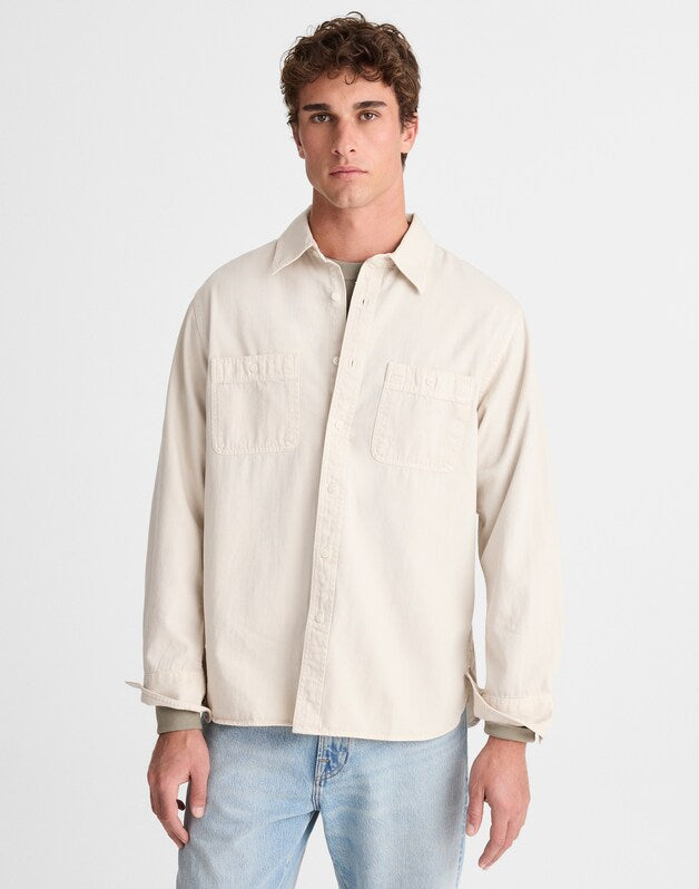 Work Shirt in Cotton FORM GREY