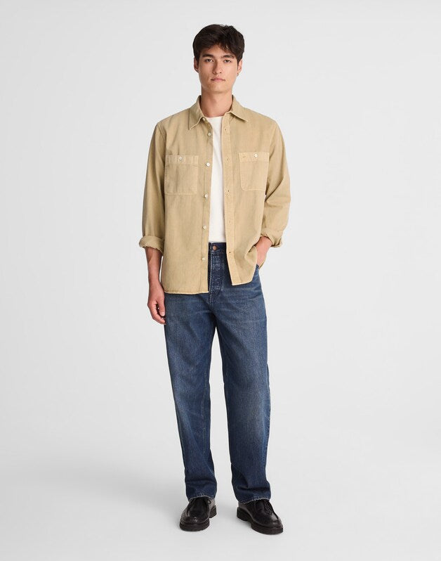 Work Shirt in Cotton DISTRESSED ROPE
