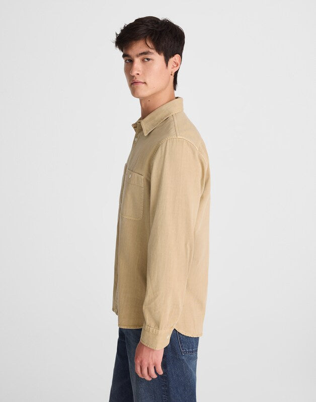 Work Shirt in Cotton DISTRESSED ROPE