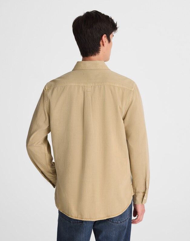 Work Shirt in Cotton DISTRESSED ROPE