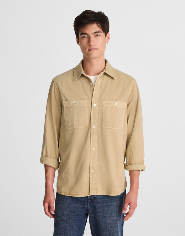 Work Shirt in Cotton DISTRESSED ROPE