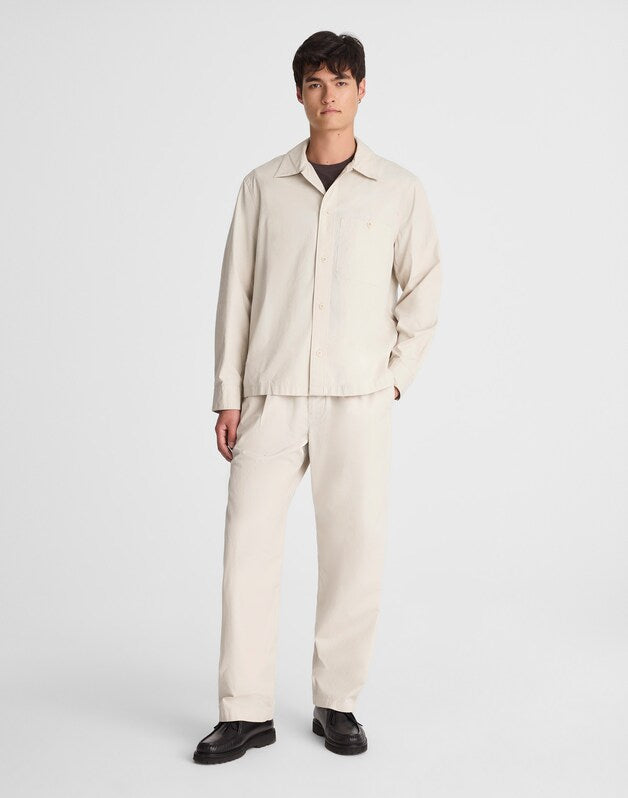 Cotton Poplin Overshirt FORM GREY