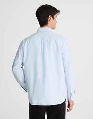 Oxford Stripe Work Shirt LIGHT BLUE STRIPE