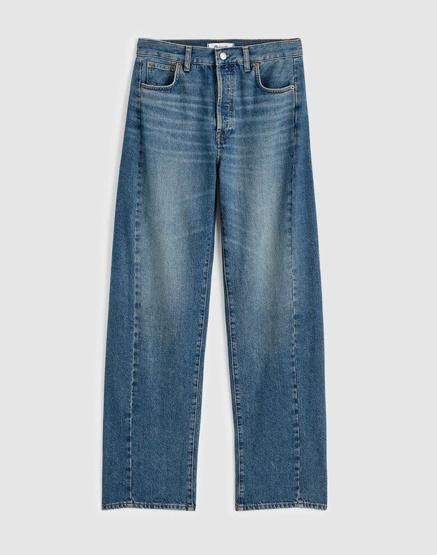 The Pieced Barrel-Leg Full-Length Jean MOSBY WASH