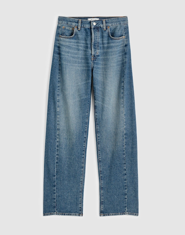 The Pieced Barrel-Leg Full-Length Jean MOSBY WASH