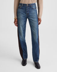 Madewell x Kaihara Denim Pieced Barrel-Leg Jean ENRIGHT WASH