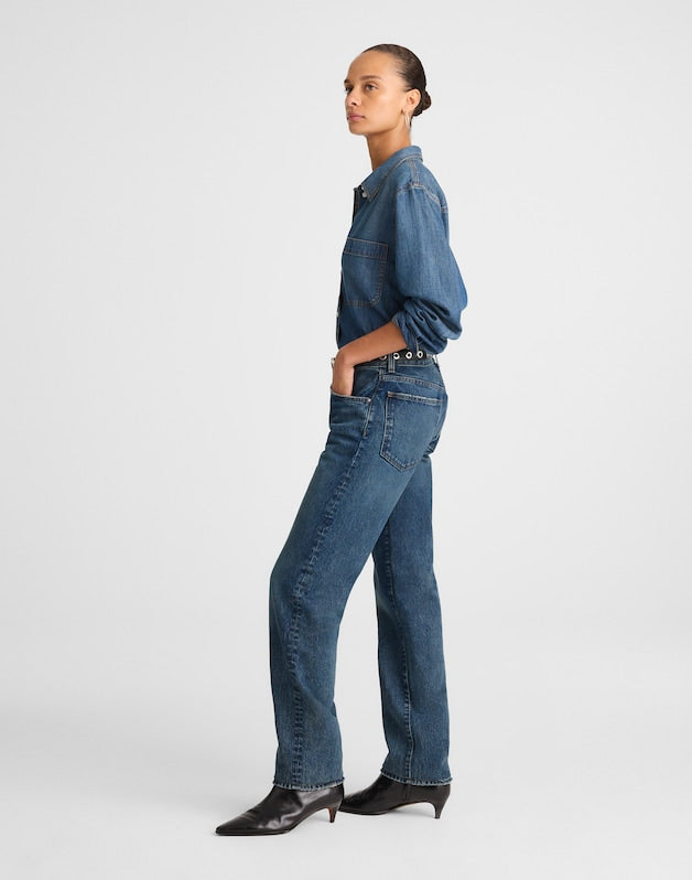 The Dean Easy Straight Jean in Greendale Wash GREENDALE WASH